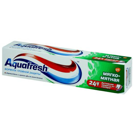 Зубная паста Aquafresh (Аквафреш) Мягко-мятная 50мл